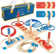 Tooky toy drewniana gra fun serso zręcznościowa ring cross