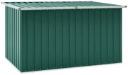 Zielona stalowa skrzynia ogrodowa P2-Z78