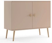 Minimalistyczna komoda na nóżkach macchiato S9-S27