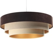 Lampa wisząca TRIO MIX brązowa/beżowa/złota BPS KONCEPT