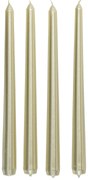Komplet satynowych świec, 4 sztuki, 25 cm