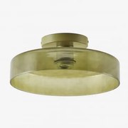 Szklana Lampa Sufitowa Do Łazienki Jaxal Verde Cactus & Ø35 Cm - Sklum