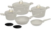 BerlingerHaus 10-częściowy zestaw naczyń z powłokątytanową Sahara