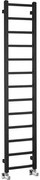 Sapho - Grzejnik łazienkowy METRO LIGHT 276W 30x150 cm czarny mat