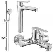 Mexen Kama DS75 zestaw wannowy, chrom - 72513DS75-00
