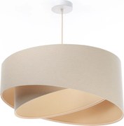 Lampa wisząca nad stół LUKKA z podwójnym abażurem