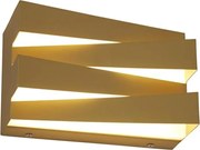 Searchlight 86410GO - elegancki kinkiet LED SECTION LED/18W/230V, kolor złoty