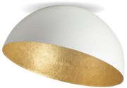 Sufitowy plafon okrągły - Sfera Sigma biało- złota średnica 35, 50, 70, 90 cm