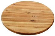Kesper 28448 Obrotowa deska do serwowania z drewnaakacjowego, średnica 40 cm