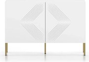 Komoda KLARA 110 2D biały mat ML MEBLE