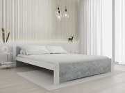 Łóżko IKAROS 140 x 200 cm, beton/biały Stelaż: Bez stelaża, Materac: Bez materaca