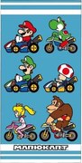 Ręcznik kąpielowy dla dzieci Super Mario Kart, 70 x 140 cm