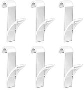 Haczyki - wieszaki na grzejnik żeberkowy do łazienki, 6 sztuk w komplecie, WENKO