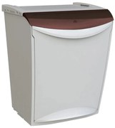 Denox Ekosystem Kosz na śmieci segregowane 25 l, brązowy - bioodpady