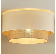 Duolla - Lampa sufitowa BOHO 1xE27/15W/230V pr. 45 cm beż/brąz