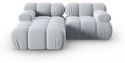 Jasnoniebieska aksamitna sofa 191 cm Bellis – Micadoni Home