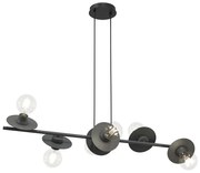 Czarna modernistyczna lampa wisząca - D159 A0-R26