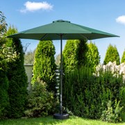 Parasol ogrodowy 3 m zielony / antracyt  PATIO