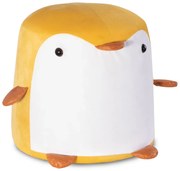 Żółta pufa dziecięca pingwin H1-N08