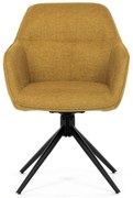 Zestaw krzeseł obiadowych z mechanizmem zwrotnymHC-536 YEL2, 2 szt.
