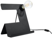 Czarna futurystyczna lampka biurkowa - EX562 W4-E43