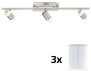 Eglo - LED reflektor MY CHOICE 3xE14/40W/230V chrom/biały