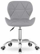 Krzesło obrotowe AVOLA - szaro-białe