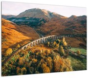 Obraz mostu w szkockiej dolinie (70x50 cm)