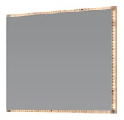 Lustro Łazienkowe AVIOLA ścienne, 80 cm, Dąb Artisan, LED, prostokątne