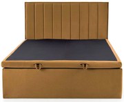 Musztardowe łóżko kontynentalne P5-H85