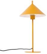 Designerska lampa stołowa żółta - TriangoloDesignerski Oswietlenie wewnetrzne