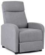 Szary rozkładany fotel do salonu R2-G42