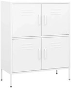 Biała stalowa szafka na nóżkach E3-C23