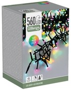 Zewnętrzny łańcuch świetlny Macaron, 11 m 560 diod LED, (ziel., pom., nieb., różowy), timer, IP44, 11 m