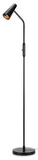 Czarna lampa stojąca Markslöjd Crest, wys. 145 cm