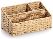 Organizer biurowy z przegródkami z papierowej plecionki