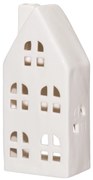 Ceramiczny lampion domek, wys. 17 cm