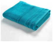 Niebieski bawełniany ręcznik kąpielowy frotte 90x150 cm Tendresse – douceur d'intérieur