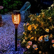 Lampa solarna wbijana 7,5 cm czarna PATIO