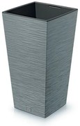 Doniczka FURU SQUARE 29,5 cm, szary, 29,5 cm