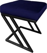 Pufa ZAZU MG VELVET granatowa ATOS