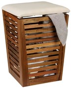 Kosz na pranie z siedziskiem FONDI, wys. 56 cm