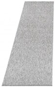 Dywan wykładzinowy na filcu Nizza jasno-szary melanż 80 cm x 250 cm