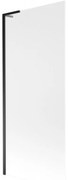 Mexen Next L parawan nawannowy 1-skrzydłowy 80 x 150 cm, szron, czarny - 895-080-000-03-30-70