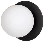 Czarny okrągły kinkiet kulka - 3X D009 P6-T39