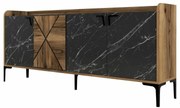 Szafka Venedik Walnut and Black Marble