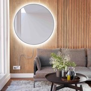 Lustro okrągłe RUBINO ELECTRIC 70 z oświetleniem LED BALTICA DESIGN