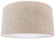 Abażur materiałowy jasnobrązowy okrągły 50/50/25