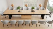 Stół Portofino Hubertus rozkładany do 412 dąb / mat