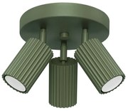 Oliwkowy plafon sufitowy karbowany H9-H80